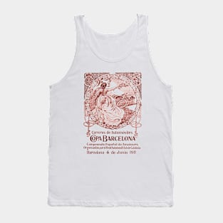 1911 Amateur Car Race, Barcelona, Spain Tank Top